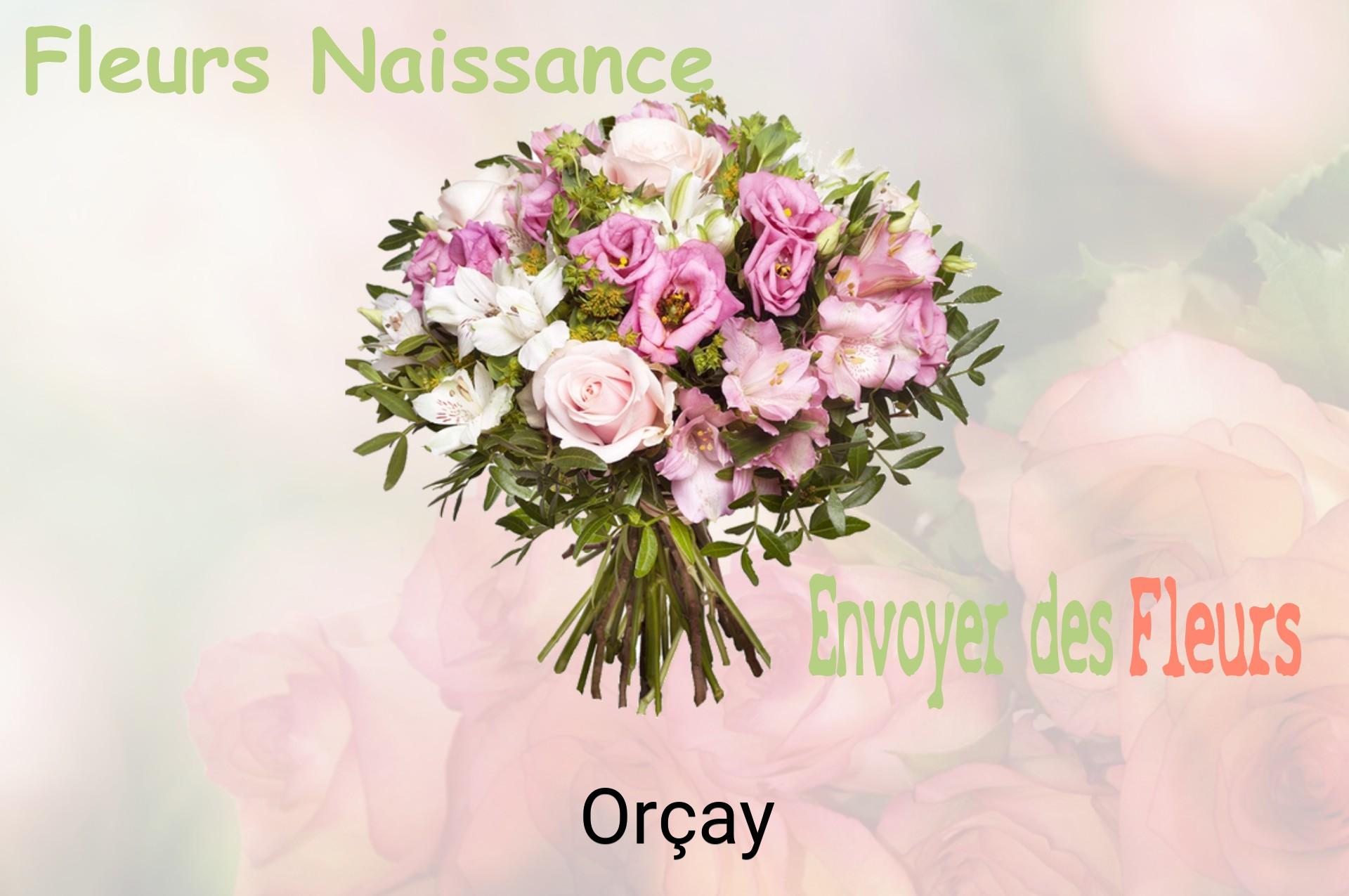 Bouquet de fleurs de naissance livré à Orçay